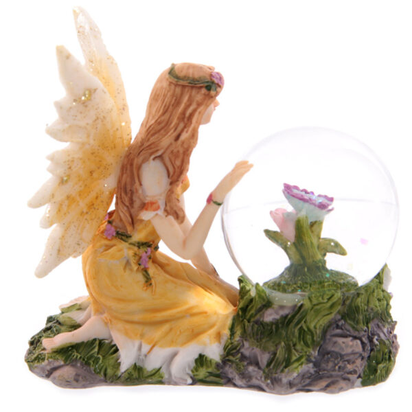 Glitter Flower Fairy Waterball Ornament - Image 7