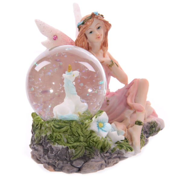 Glitter Flower Fairy Waterball Ornament - Image 9