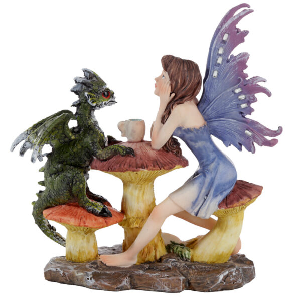 Collectable Woodland Spirit Dragon Tea Party Fairy - Image 3