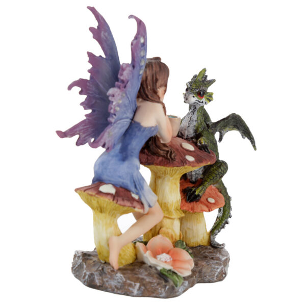 Collectable Woodland Spirit Dragon Tea Party Fairy - Image 4