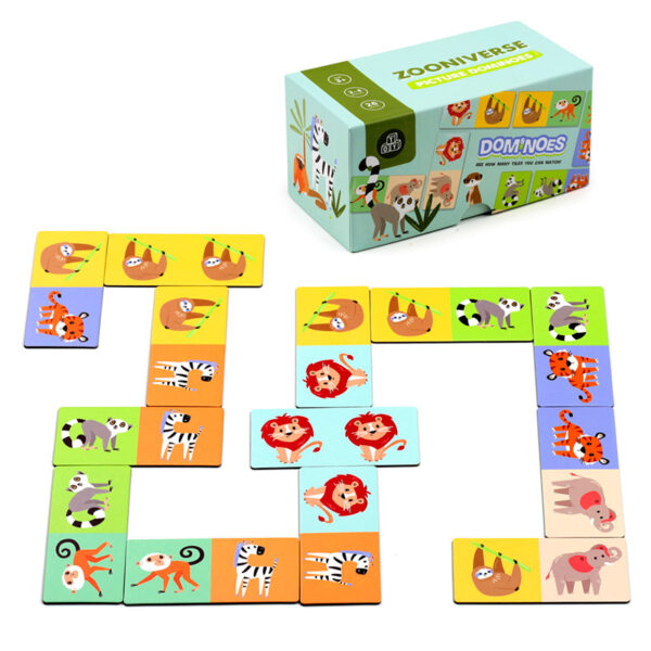 Kids Dominoes Set - Zooniverse - Image 13