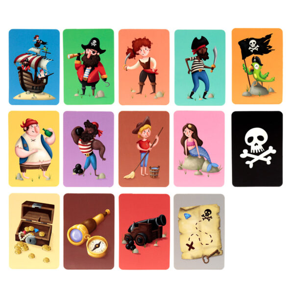 Kids Memory Cat Set - Jolly Rogers Pirates - Image 2