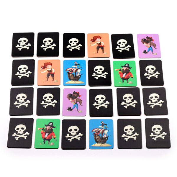 Kids Memory Cat Set - Jolly Rogers Pirates - Image 3