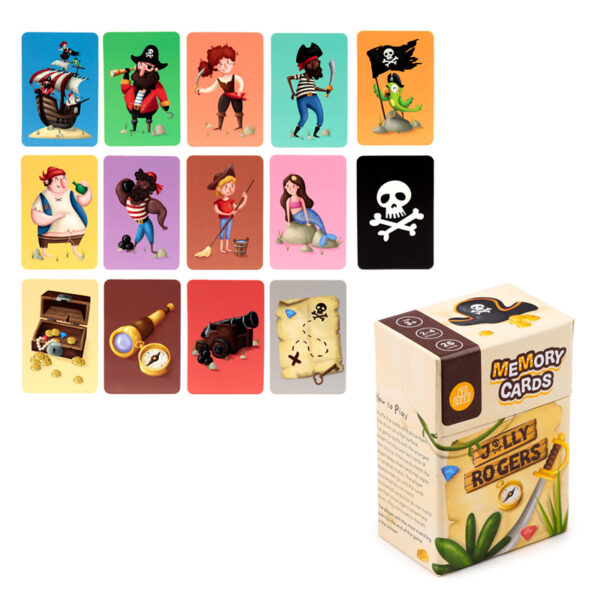 Kids Memory Cat Set - Jolly Rogers Pirates - Image 20