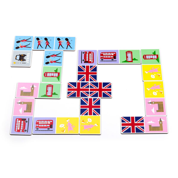 Kids Dominoes Set - London Souvenir - Image 2
