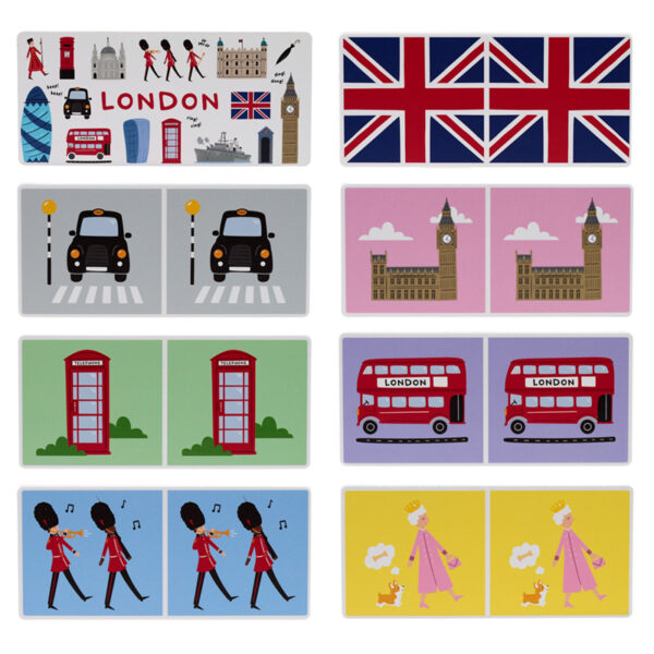 Kids Dominoes Set - London Souvenir - Image 3