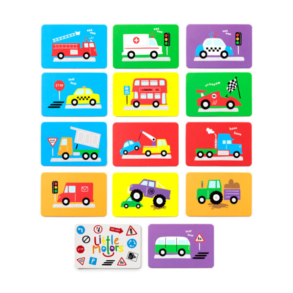 Kids Memory Cat Set - Little Motors - Image 2