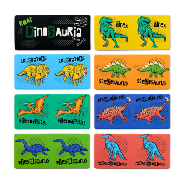Kids Dominoes Set - Dinosauria - Image 3