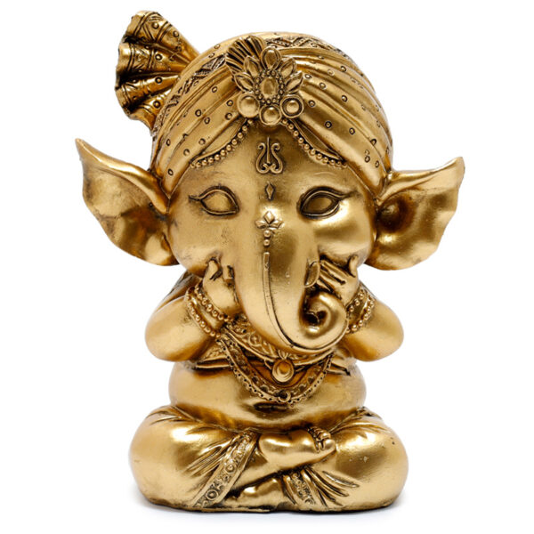 Decorative Set of 3 Ganesh Figurines - Speak No See No Hear No Evil - Image 3