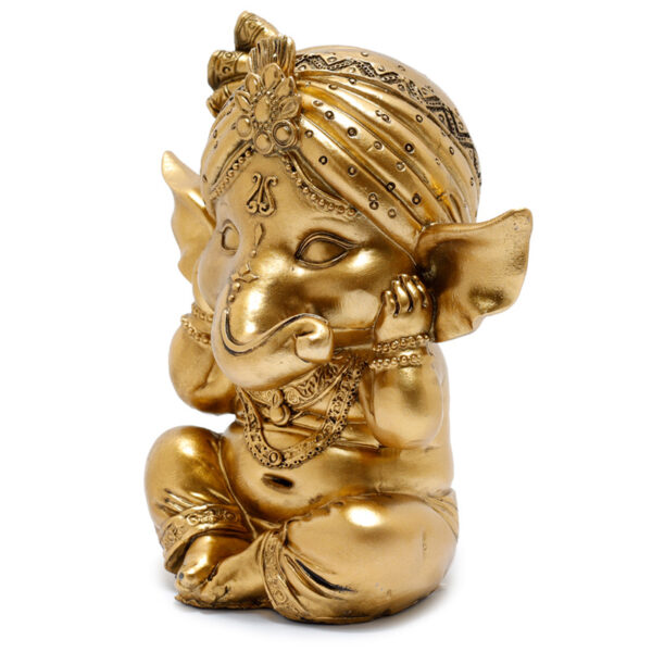 Decorative Set of 3 Ganesh Figurines - Speak No See No Hear No Evil - Image 5