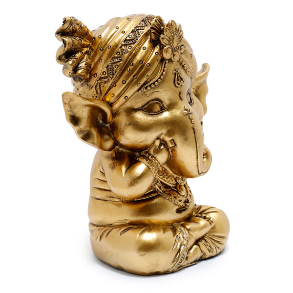 Decorative Set of 3 Ganesh Figurines - Speak No See No Hear No Evil - Image 6