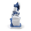 Decorative White & Blue Thai Buddha - Meditation - Image 4