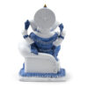 Decorative White & Blue Thai Buddha - Meditation - Image 5