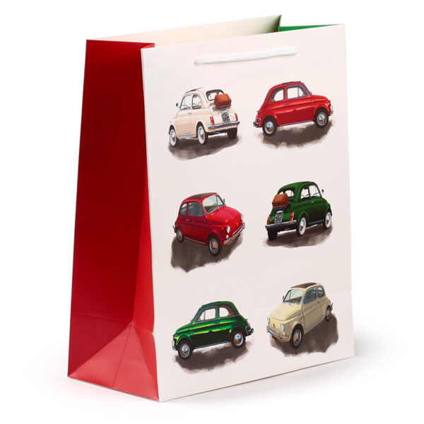 Gift Bag (Large) - Fiat 500 Retro Repeat - Image 4