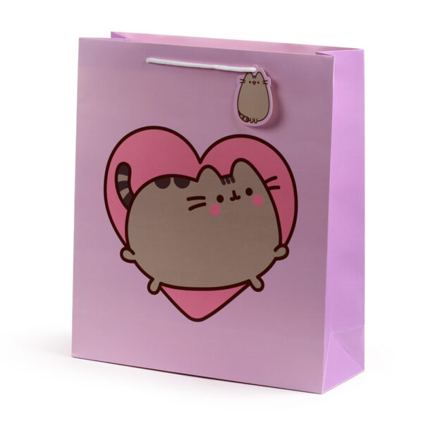 Gift Bag (Extra Large) - Pusheen the Cat heart - Image 3