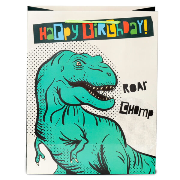 Gift Bag (Large) - Happy Birthday Dinosauria - Image 4
