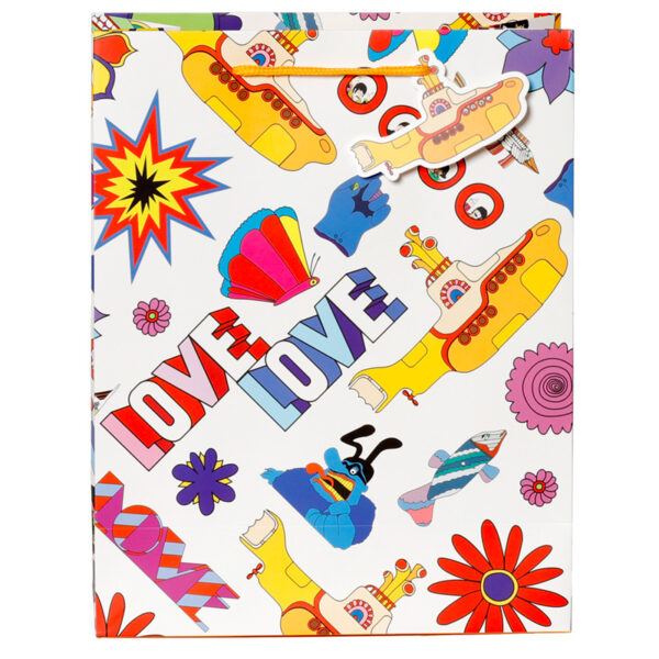 Gift Bag (Large) - The Beatles Yellow Submarine LOVE - Image 5