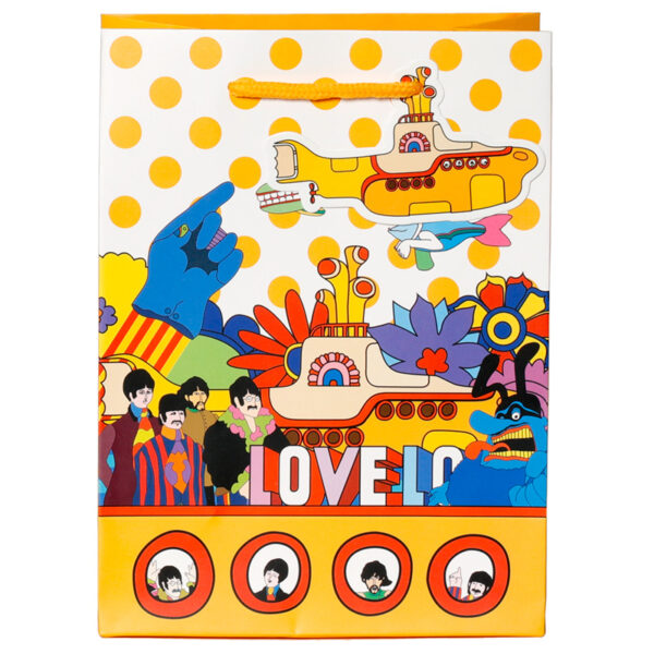 Gift Bag (Medium) - The Beatles Yellow Submarine LOVE - Image 5
