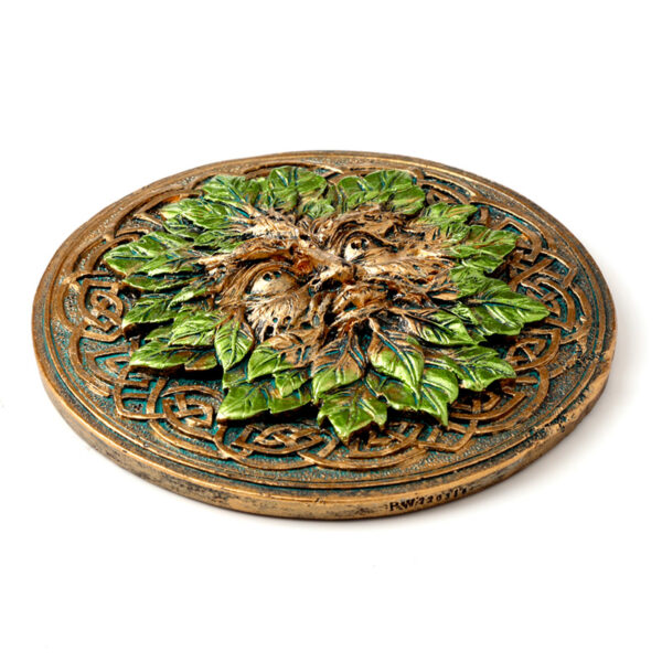 Ashcatcher Incense Burner - Round Greenman - Image 3