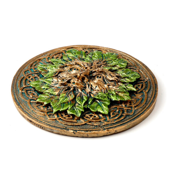 Ashcatcher Incense Burner - Round Greenman - Image 4