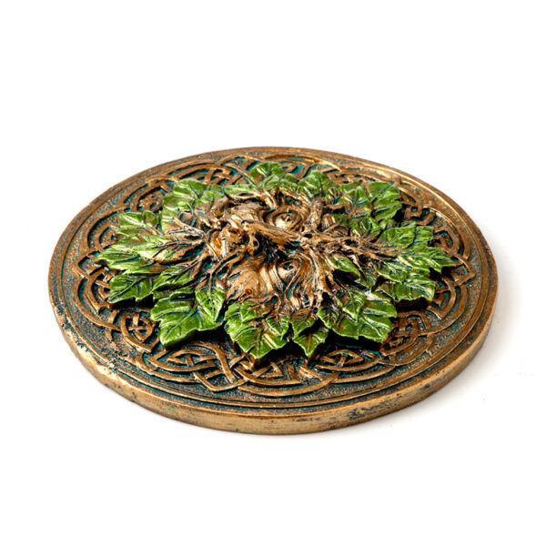 Ashcatcher Incense Burner - Round Greenman - Image 5