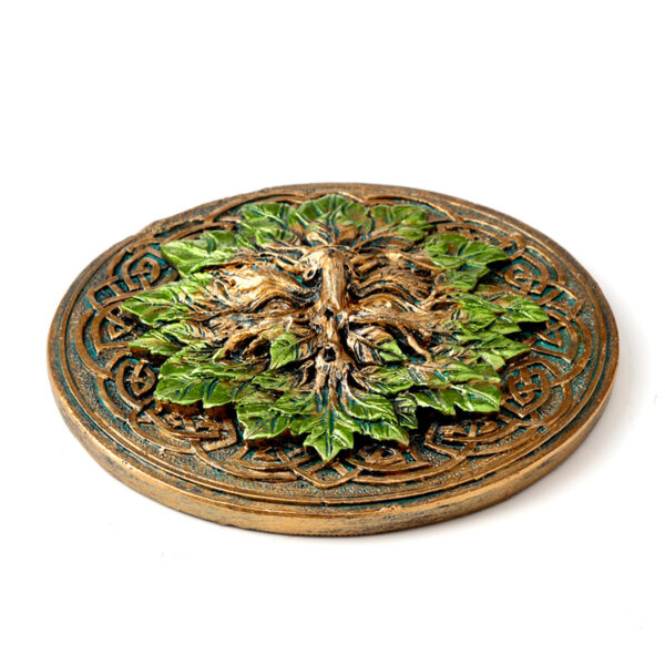 Ashcatcher Incense Burner - Round Greenman - Image 6