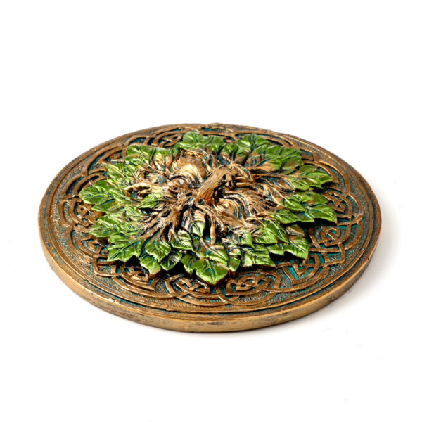 Ashcatcher Incense Burner - Round Greenman - Image 7