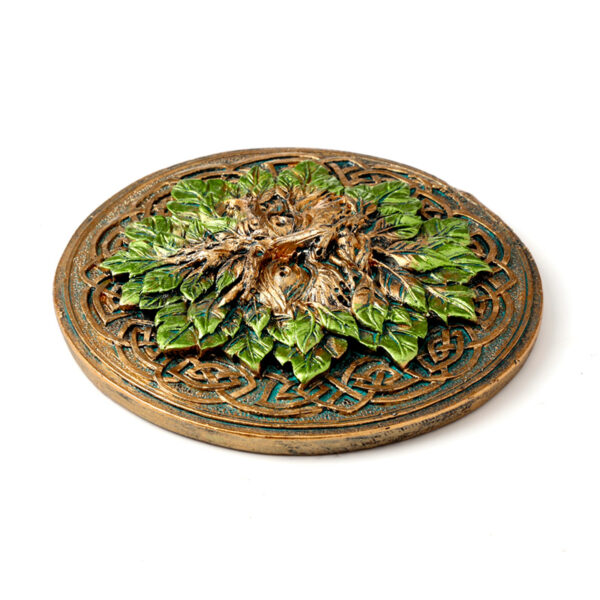 Ashcatcher Incense Burner - Round Greenman - Image 8