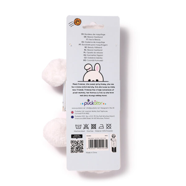 Plush Beauty Headband - Adoramals Frances the Rabbit - Image 8