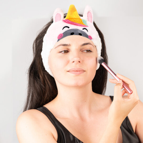 Plush Beauty Headband - Adoracorns Astra the Unicorn - Image 2