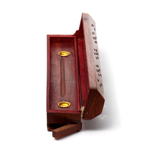 Decorative Sheesham Wood Box with Yin Yang Design - Image 5