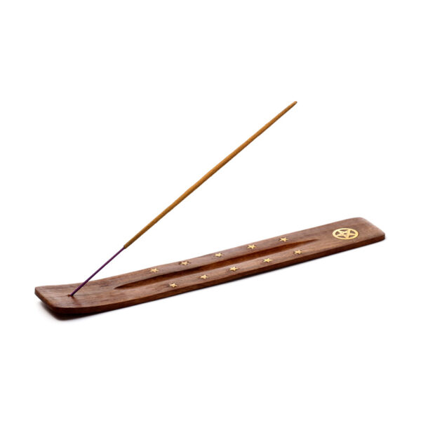 Decorative Sheesham Wood Ashcatcher with Pentagram - Image 9