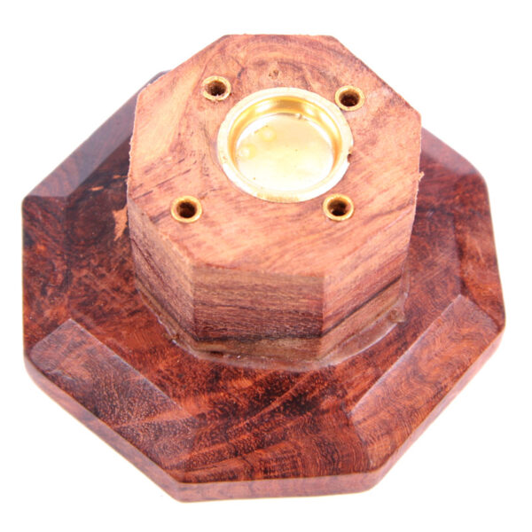 Decorative Sheesham Wood Incense Tower - Image 5