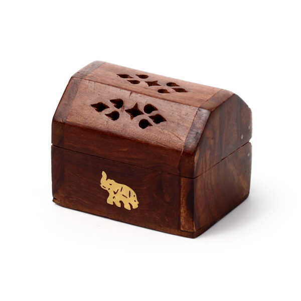 Decorative Sheesham Wood Mini Box - Image 3