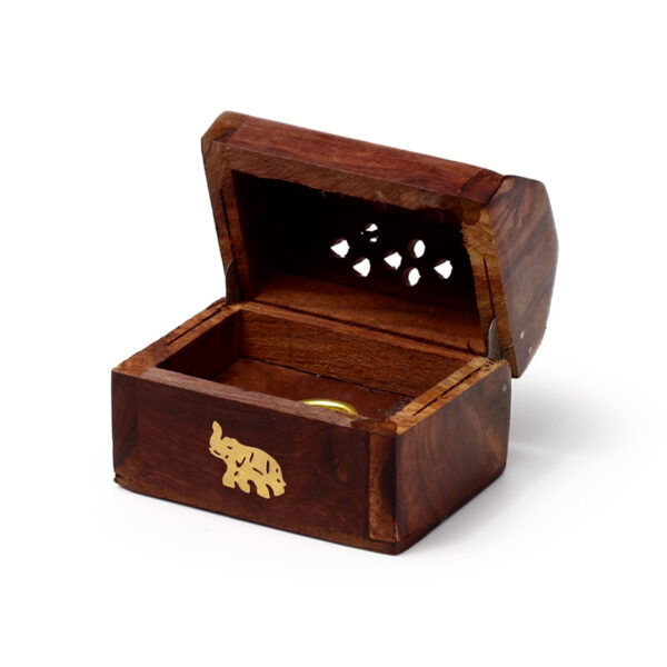 Decorative Sheesham Wood Mini Box - Image 4