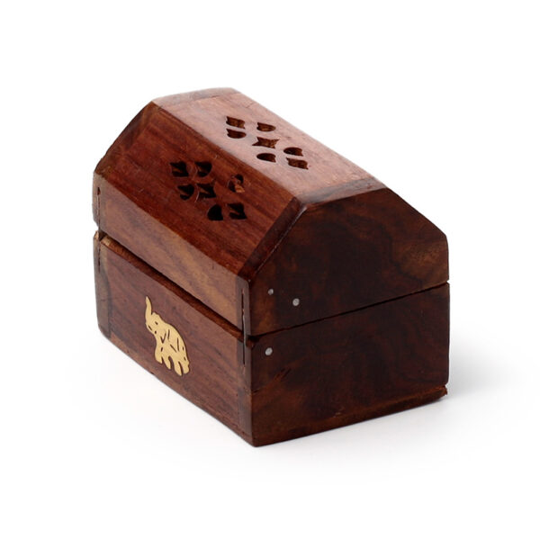 Decorative Sheesham Wood Mini Box - Image 5