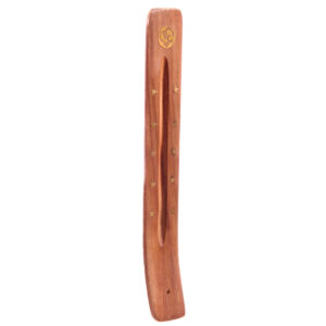 Sheesham Wood Ashcatcher with Metal Star and Symbol Inlay