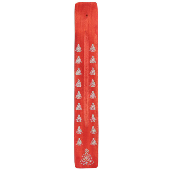 Decorative Buddha Wooden Incense Burner Ash Catcher - Image 2