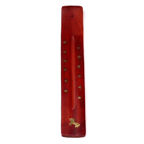 Decorative Unicorn Mango Wood Incense Burner Ash Catcher - Image 5