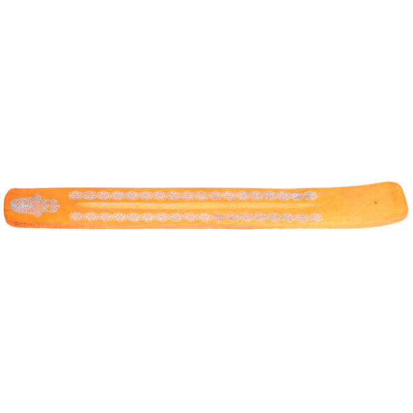 Mango Wood Hamsa Palm Inlay Ashcatcher Incense Sticks Burner - Image 4