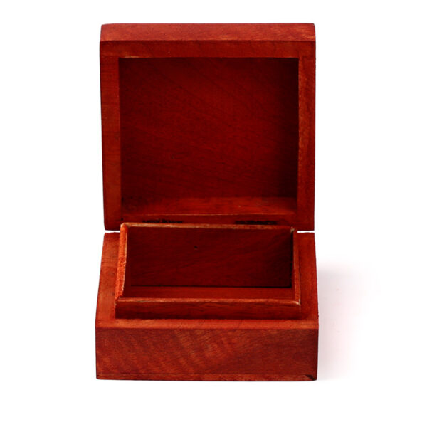 Mango Wood Carved Elephant Trinket Box - Image 8