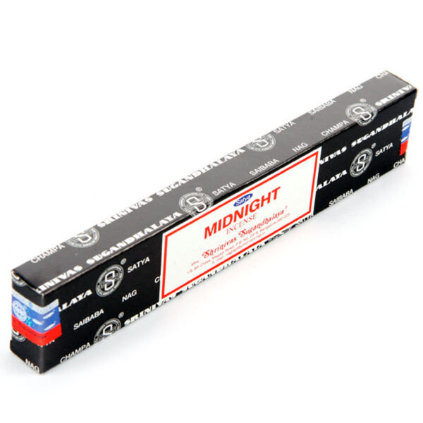 Satya Nag Champa Incense Sticks - Midnight - Image 3