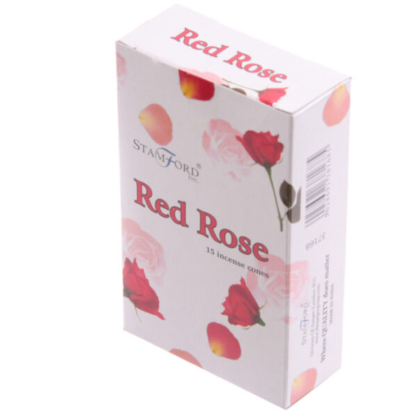 Stamford Hex Incense Cones - Red Rose - Image 3