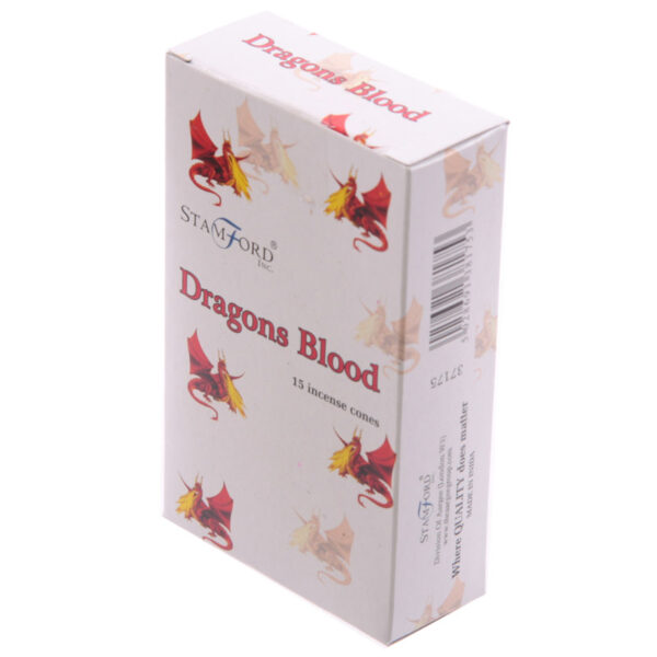 Stamford Hex Incense Cones - Dragons Blood - Image 3