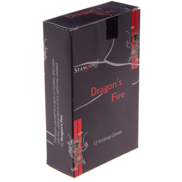 Stamford Black Incense Cones - Dragons Fire - Image 2