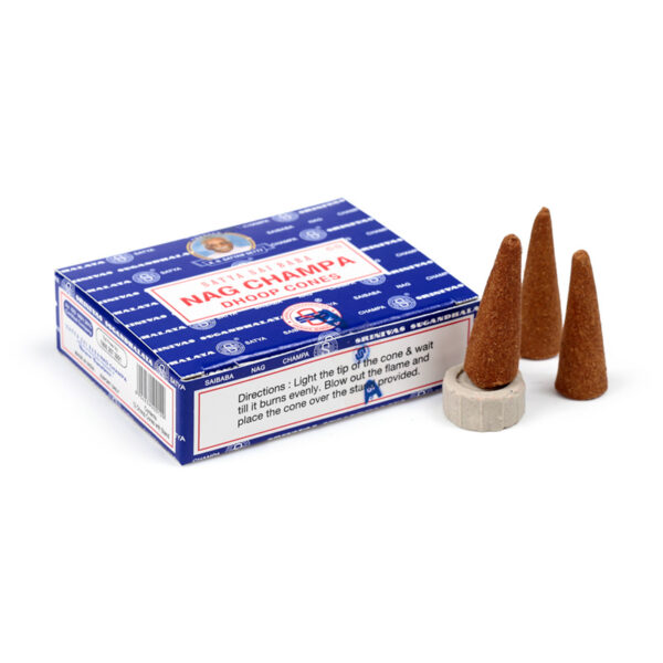 Sai Baba Dhoop Incense Cones - Nag Champa - Image 2