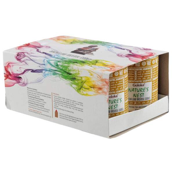 Goloka Backflow Incense Cones - Nest - Image 2
