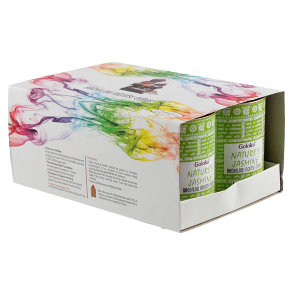 Goloka Backflow Incense Cones - Jasmine - Image 2