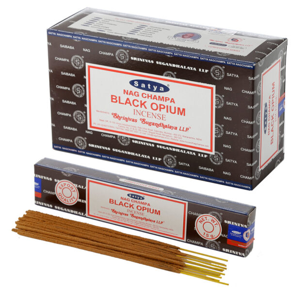 Nag Champa Sayta Black Opium Incense Sticks - Image 3