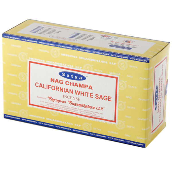 Nag Champa Sayta VFM Californian White Sage Incense Sticks - Image 2